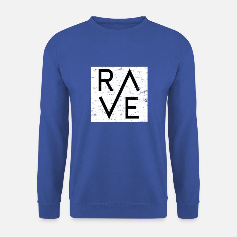 Rave Festival Raver - Unisex Pullover - Royalblau