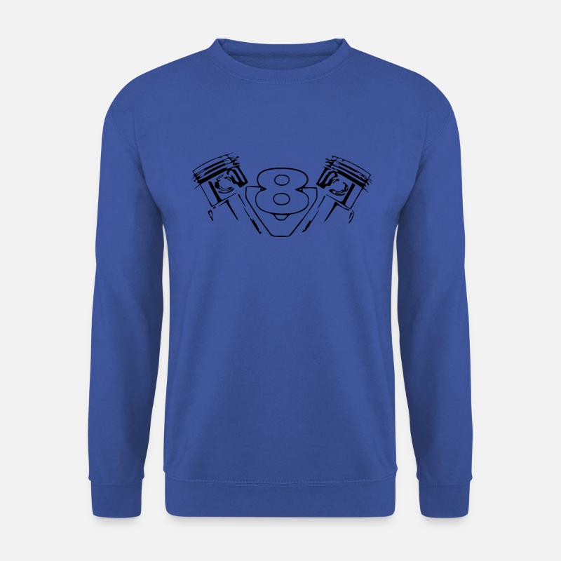 V8 engine - Unisex Sweatshirt - royal blue