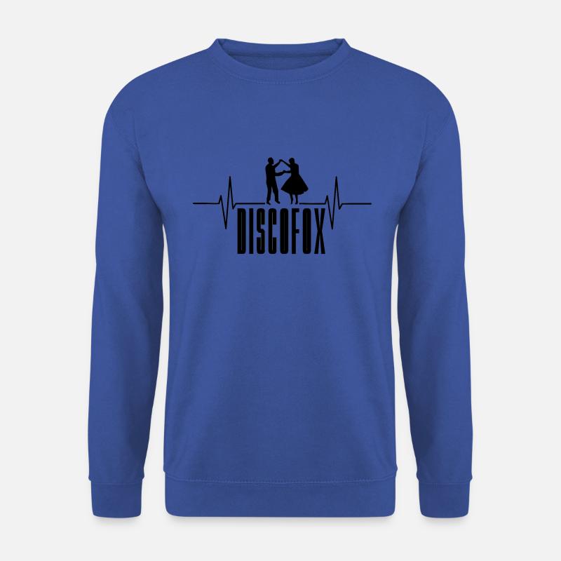 Discofox Herz Pulsschlag EKG - Unisex Pullover - Royalblau