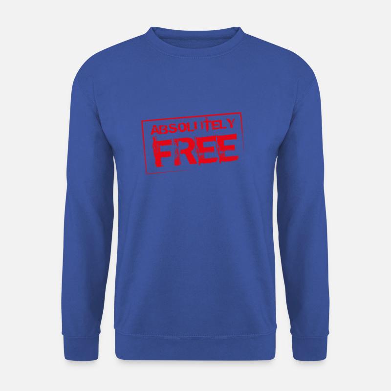 ab free rgb - Unisex Pullover - Royalblau