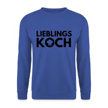 Favorite chef cook best cook saying gift - Unisex Sweatshirt - royal blue - Front - Alina (178cm) & Michal (187cm)
