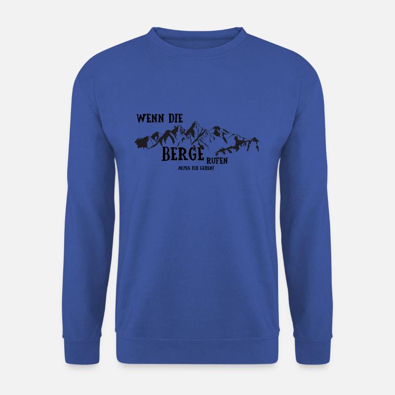 Berg Wandern Alpen Berge Bergsteiger Geschenk - Unisex Pullover - Royalblau