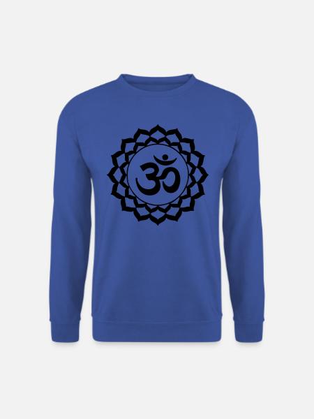 Yoga Meditation Tantra Cardio Goa Om Zeichen - Unisex Pullover - Royalblau