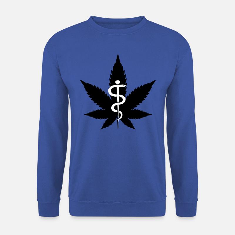 Cannabis Medicine - Unisex Pullover - Royalblau