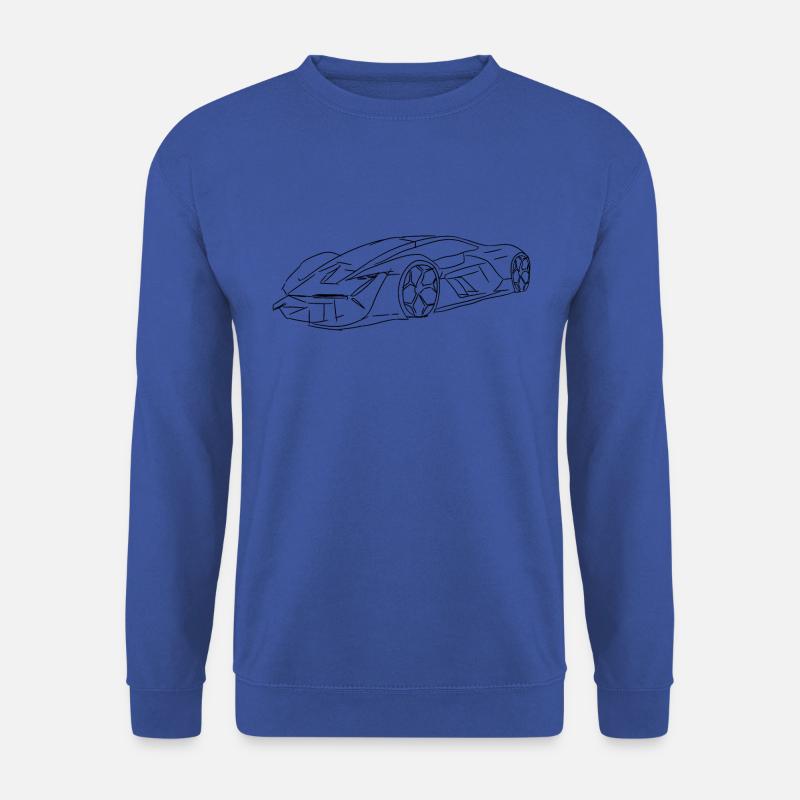 Project Car Schwarz - Unisex Pullover - Royalblau