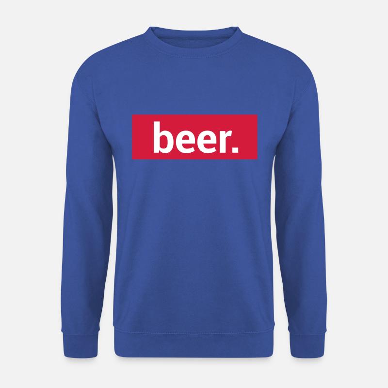 beer. - Unisex Pullover - Royalblau
