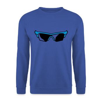 Sonnenbrillen 1511 - Unisex Pullover - Royalblau - Vorne - Alina (178cm) & Michal (187cm)