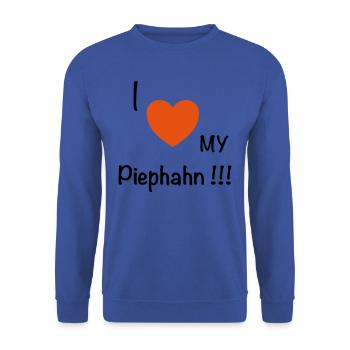 J'aime mon coin - Sweat-shirt Unisexe - bleu royal - Devant - Alina (178cm) & Michal (187cm)