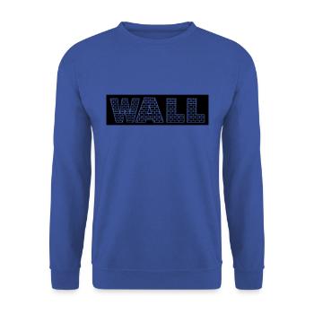 wall - Unisex Sweatshirt - royal blue - Front - Alina (178cm) & Michal (187cm)