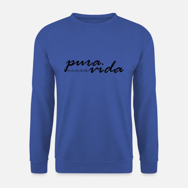 pura Vida schwarz - Unisex Pullover - Royalblau