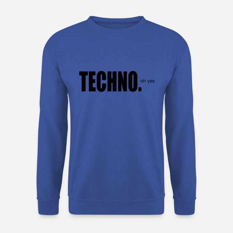 techno - Unisex Sweatshirt - royal blue
