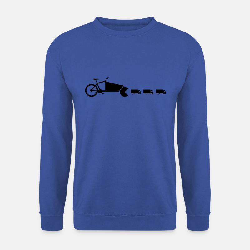 Lastenrad LKW Pac Man - Unisex Pullover - Royalblau