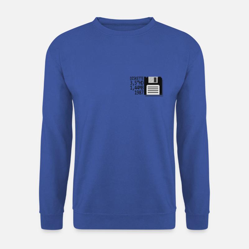 PixelArt - Floppy Disk - Unisex Sweatshirt - royal blue