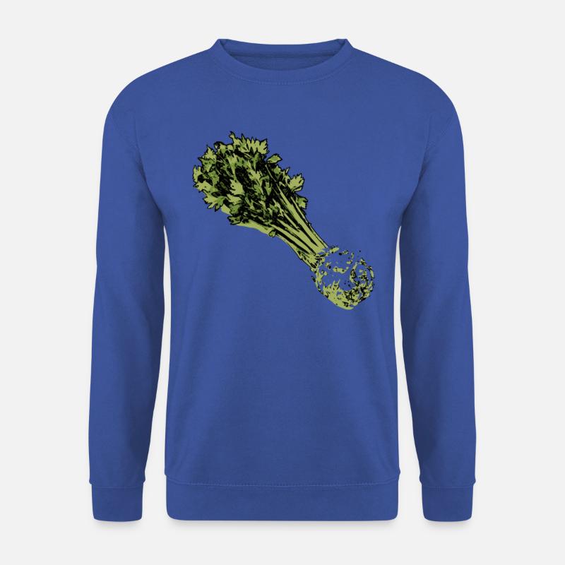 Sellerie cartoon - Unisex Pullover - Royalblau