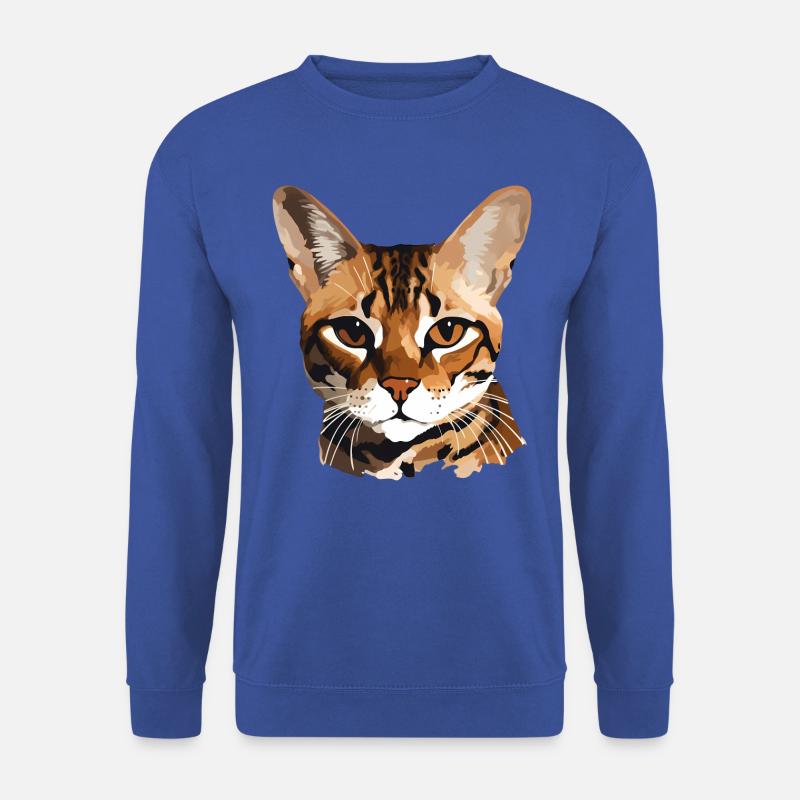 Bengal Cat - Unisex Sweatshirt - royal blue