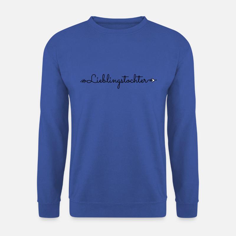 Lieblingstochter beste Tochter Spruch Geschenk - Unisex Pullover - Royalblau