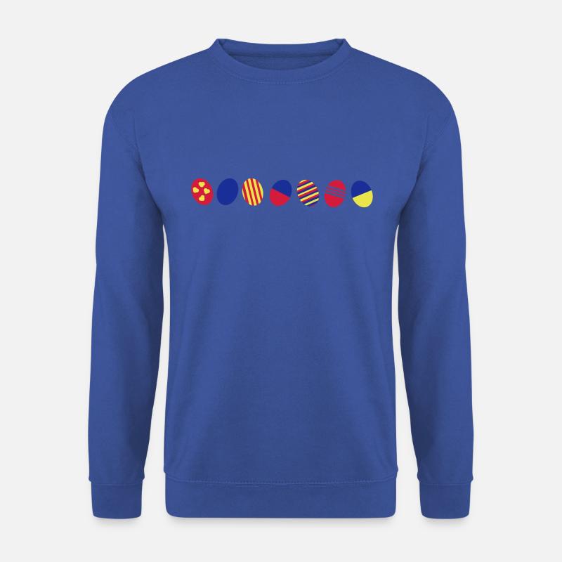 Bunte Ostereier - Unisex Pullover - Royalblau