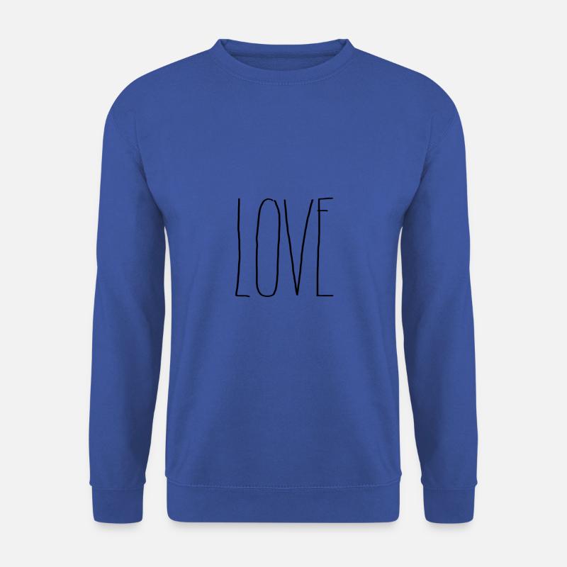Love - Unisex Pullover - Royalblau