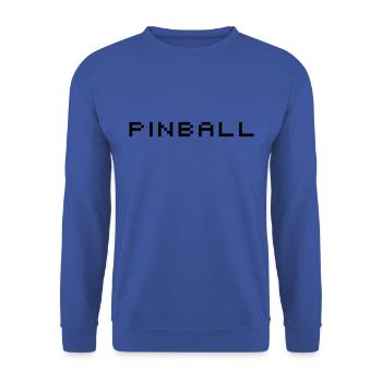 Pinball - Unisex Sweatshirt - royal blue - Front - Alina (178cm) & Michal (187cm)
