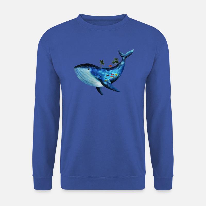 Wal - Unisex Pullover - Royalblau