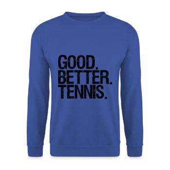 tennis - Unisex Sweatshirt - royal blue - Front - Alina (178cm) & Michal (187cm)