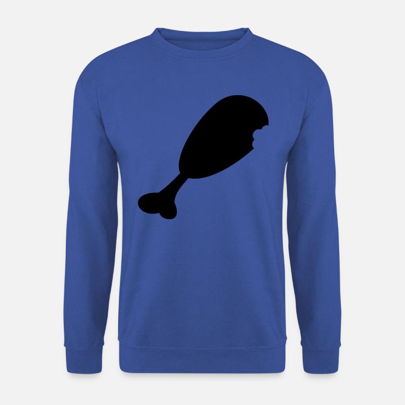 Hühnerschenkel Hähnchen Keule Fleisch Grillen - Unisex Pullover - Royalblau