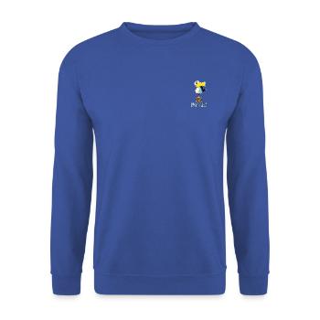 lustige Möwe Hamburg - Unisex Pullover - Royalblau - Vorne - Alina (178cm) & Michal (187cm)