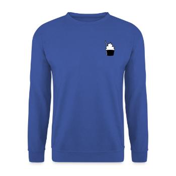 Gobelets à glace - Sweat-shirt Unisexe - bleu royal - Devant - Alina (178cm) & Michal (187cm)
