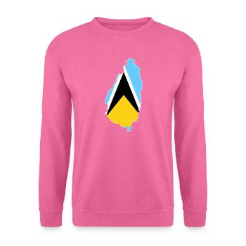 Saint Lucia - Unisex Sweatshirt - pink - Front
