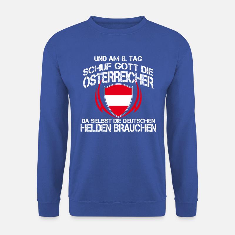 Am 8 Tag schuf Gott die Österreicher - Unisex Pullover - Royalblau