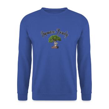 Japanese Beauty Bonsai - Unisex Sweatshirt - royal blue - Front - Alina (178cm) & Michal (187cm)