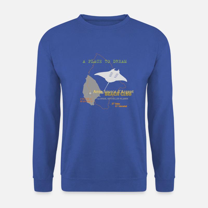 Anse Source d'Argent Beach Club, Seychellen - Unisex Pullover - Royalblau