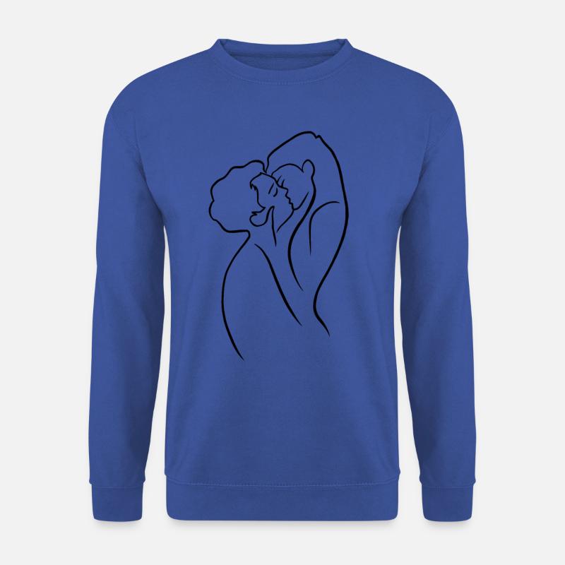 Liebe Pärchen Geschenk Idee - Unisex Pullover - Royalblau