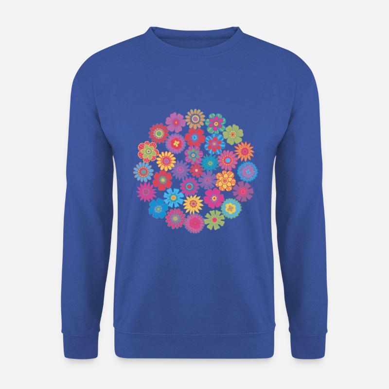 Blumenkreis - Unisex Pullover - Royalblau