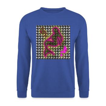 Mermaids - Club WoW - Unisex Sweatshirt - royal blue - Front - Alina (178cm) & Michal (187cm)