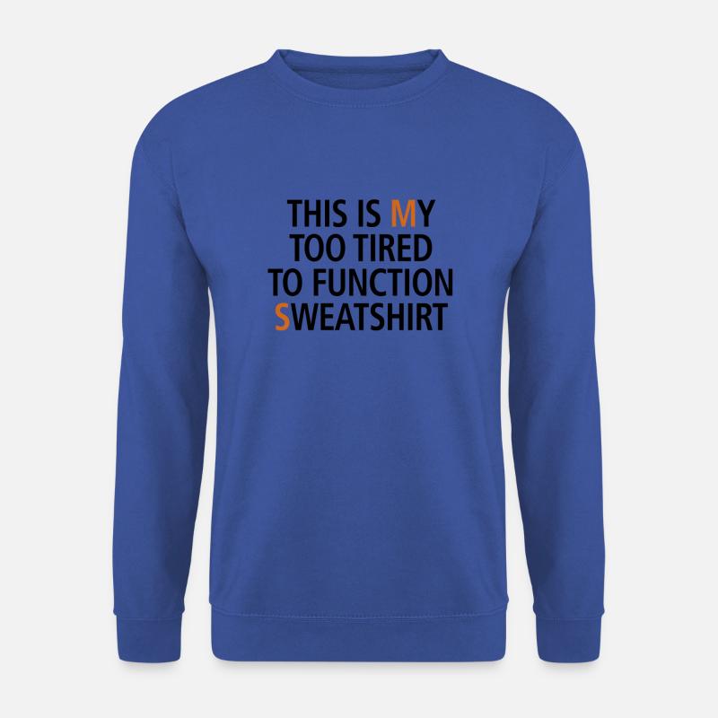 Sweatshirt MS black - Unisex Sweatshirt - royal blue