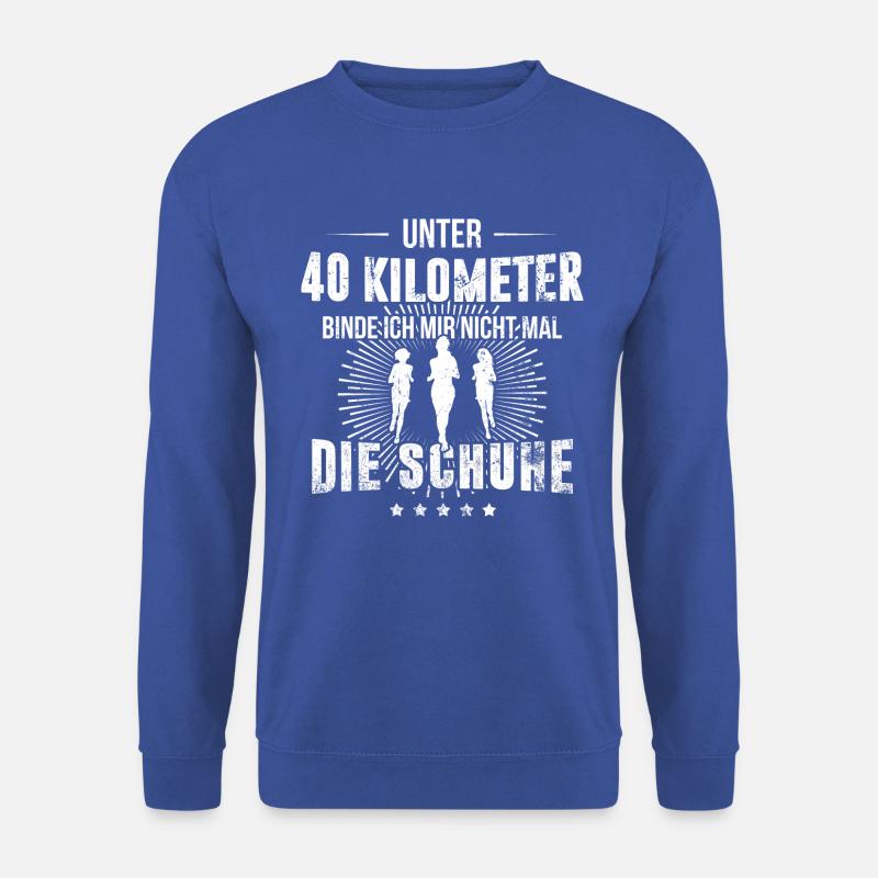 Laufen & Joggen | Unter 40 Kilometer - Unisex Pullover - Royalblau