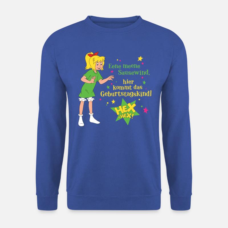Bibi Blocksberg Geburtstagsdesign Bibi & Spruch - Unisex Pullover - Royalblau