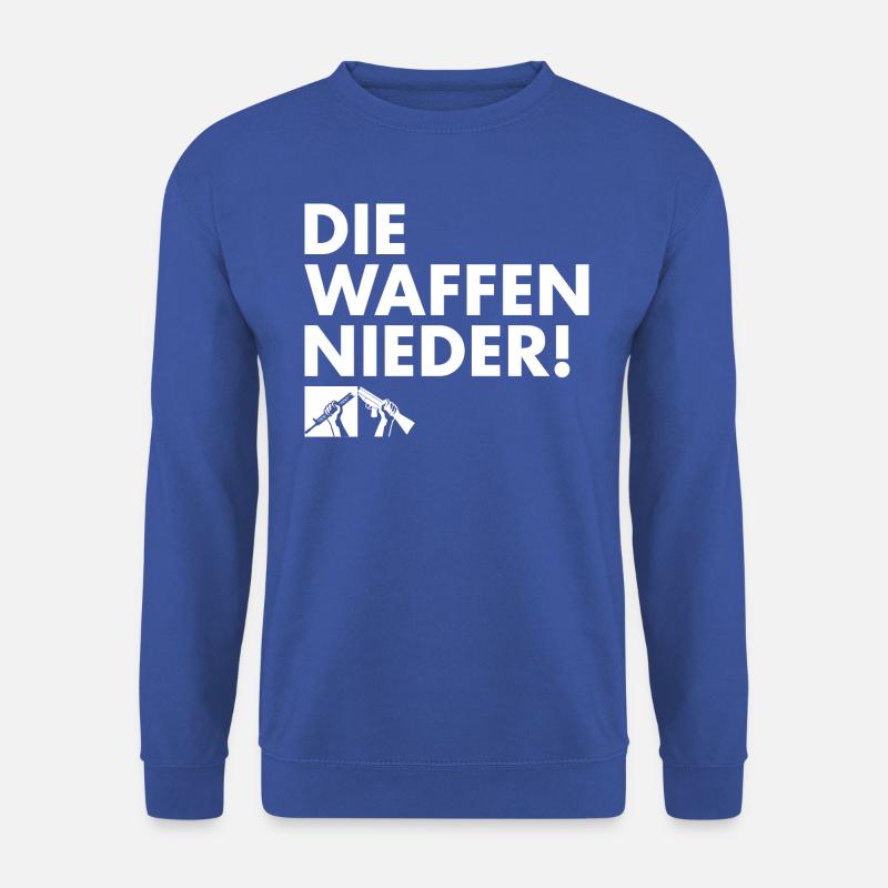 DIE WAFFEN NIEDER! - Unisex Pullover - Royalblau