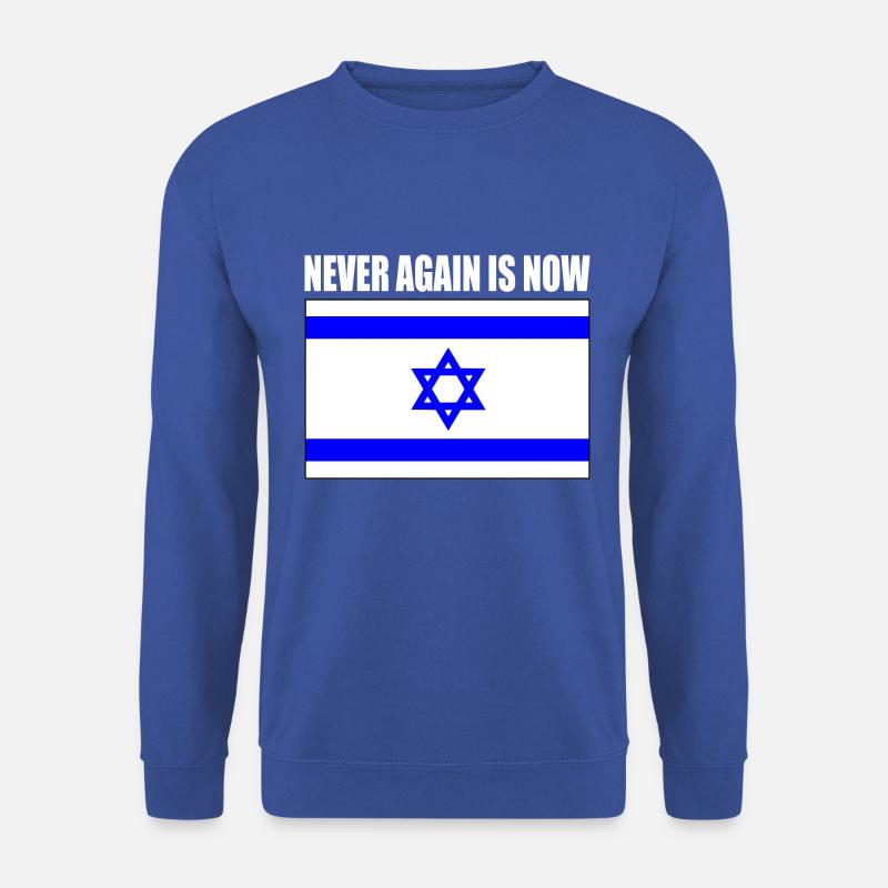 Never again is now - Sweat-shirt Unisexe - bleu royal