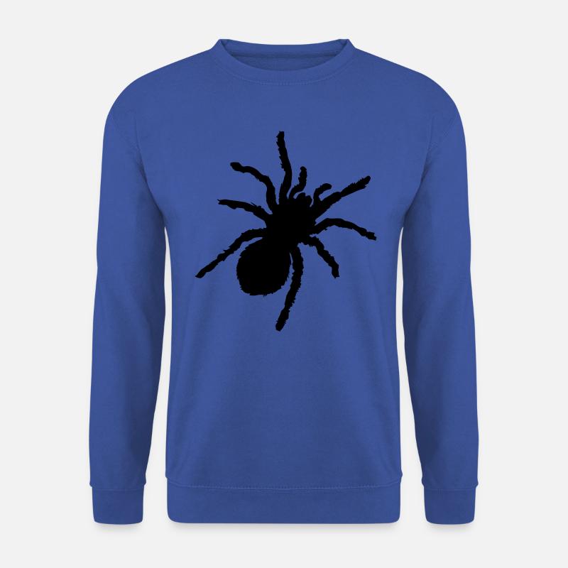spinne silhouette - Unisex Pullover - Royalblau
