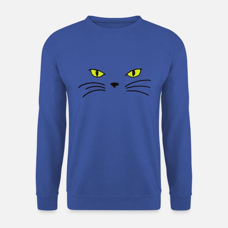 Katze - Unisex Pullover - Royalblau