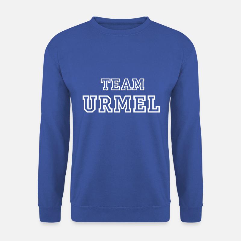 TEAM URMEL Hundename Rüde TeamTrikot - Unisex Pullover - Royalblau