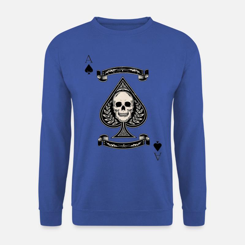 Pik As - Unisex Pullover - Royalblau