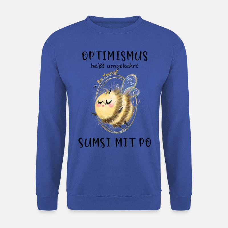 Biene Optimismus Sumsi mit Po - Unisex Pullover - Royalblau