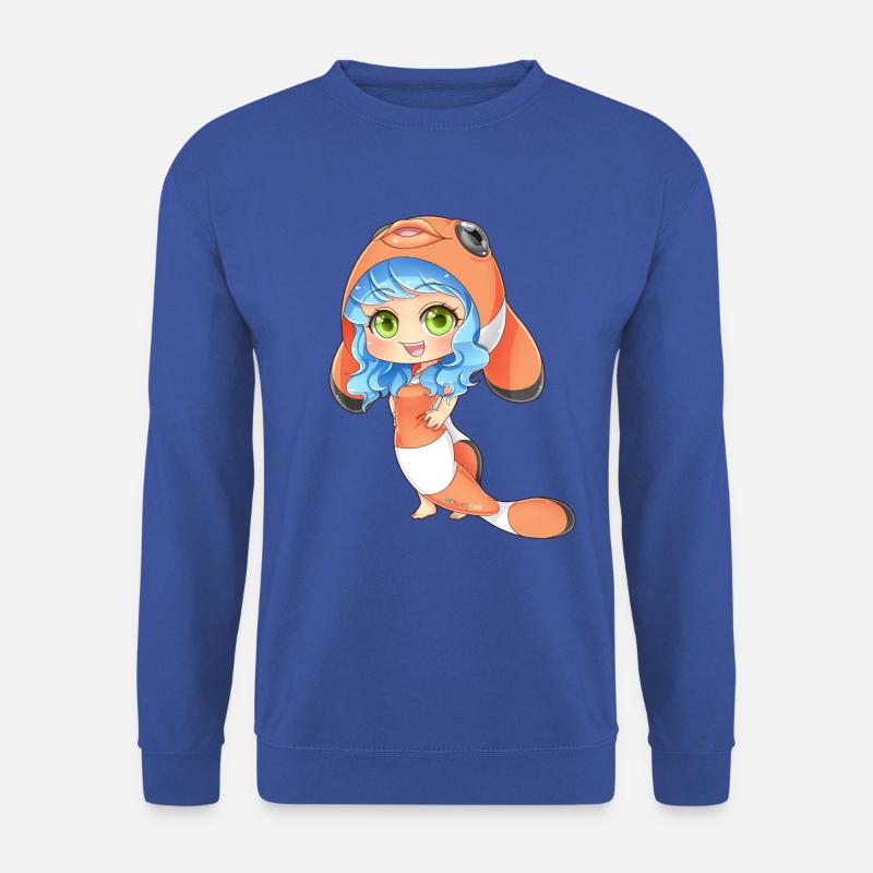 MOSBIES fish horoscope star sign gift - Unisex Sweatshirt - royal blue