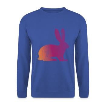 hare - Unisex Sweatshirt - royal blue - Front - Alina (178cm) & Michal (187cm)