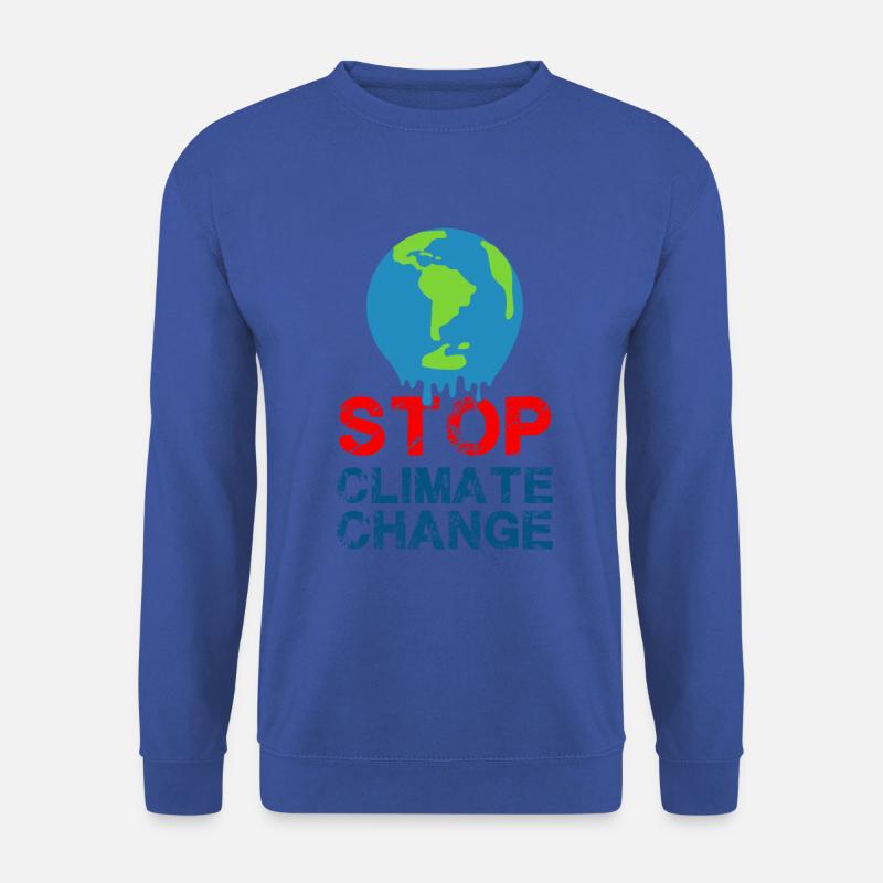 Stop climate change - Unisex Sweatshirt - royal blue