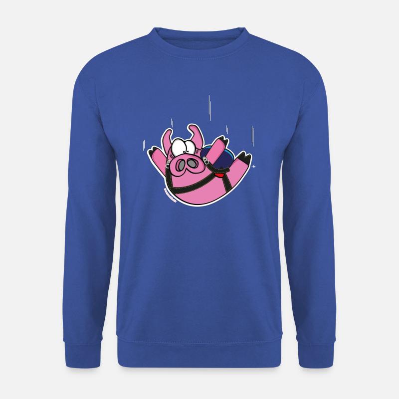 Poops "Freifall" - Unisex Pullover - Royalblau