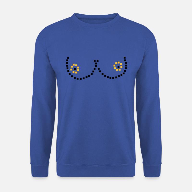 Pixel breasts - Unisex Sweatshirt - royal blue